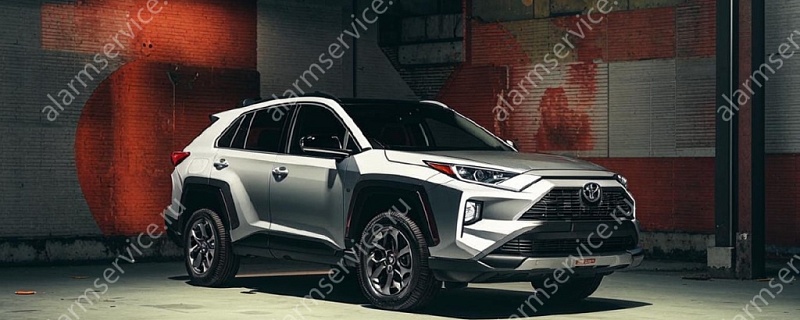 Установка сигнализации на Toyota RAV4 2020 